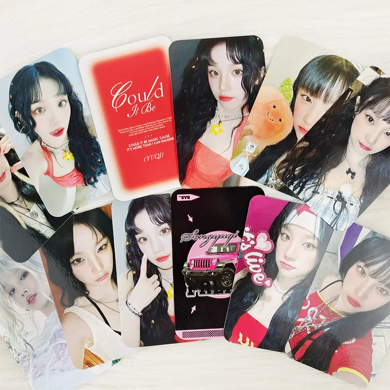 Kpop dupla face fotocards, estilo coreano, Soyeon, Minnie, Periférico Estrela, YUQI, SHUHUA, Fãs Presente, I-DLE, 6pcs, G