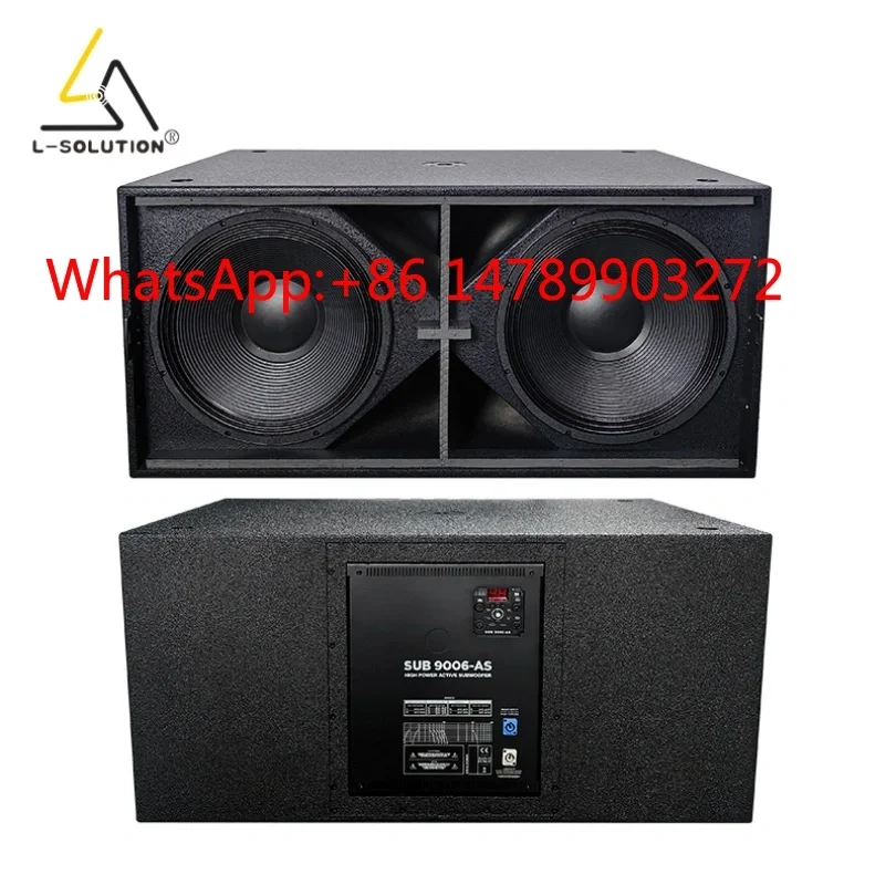 

2600W Dual 18 Inch Neodymium Subwoofer 4 Ohm Outdoor Professional Bass Speaker