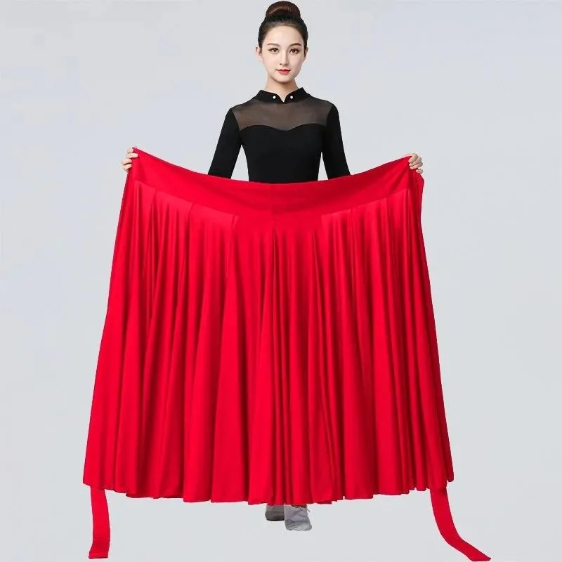 Fashion Women Skirt 720 Degree One piece Big Swing Skirt Spring Summer Autumn Winter Long Skirt Dance Clothing Wearing Outside