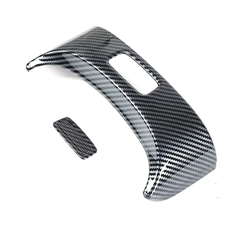 

For Mercedes Benz E-Class W214 2024 ABS Carbon Fiber Car Armrest Box Switch Decorative Cover Sticker Car Interior Accessories