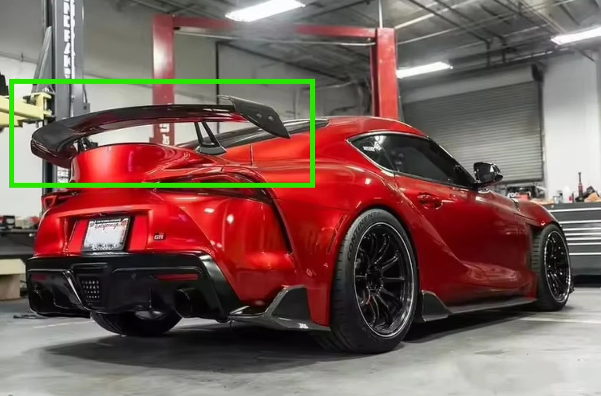 

High-Precision FORToyota GR Supra A90 A91 MK5 Carbon Fiber Swanneck High Rear Spoiler 2019-2025