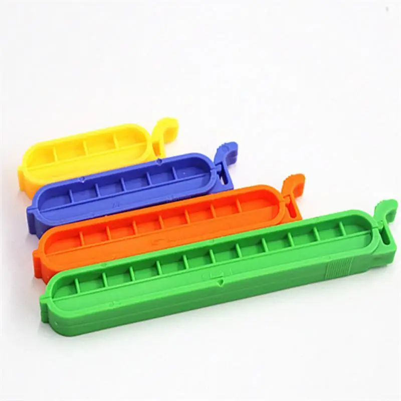 Clip de sellado de abrazadera de bolsa de diálisis de plástico, 10 unids/pack, 40mm, 60mm, 80mm, 100mm