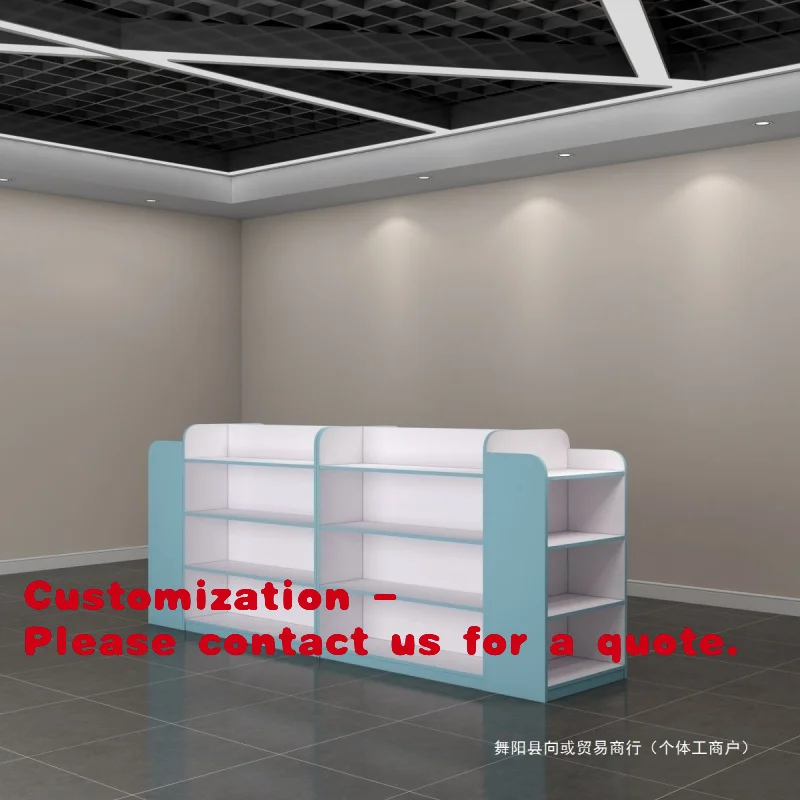 

Customize.Island Cabinet Display Cabinet Mother and Store Shelf Pharmacy Supermarket Convenience Store Milk Powder Shelf Di