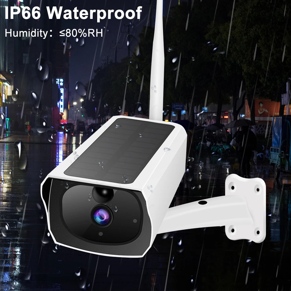 3MP 1296P 120 gradi Tuya APP WIFI IP Camera Solar Power Wireless Home Security Intercom CCTV Baby Monitor