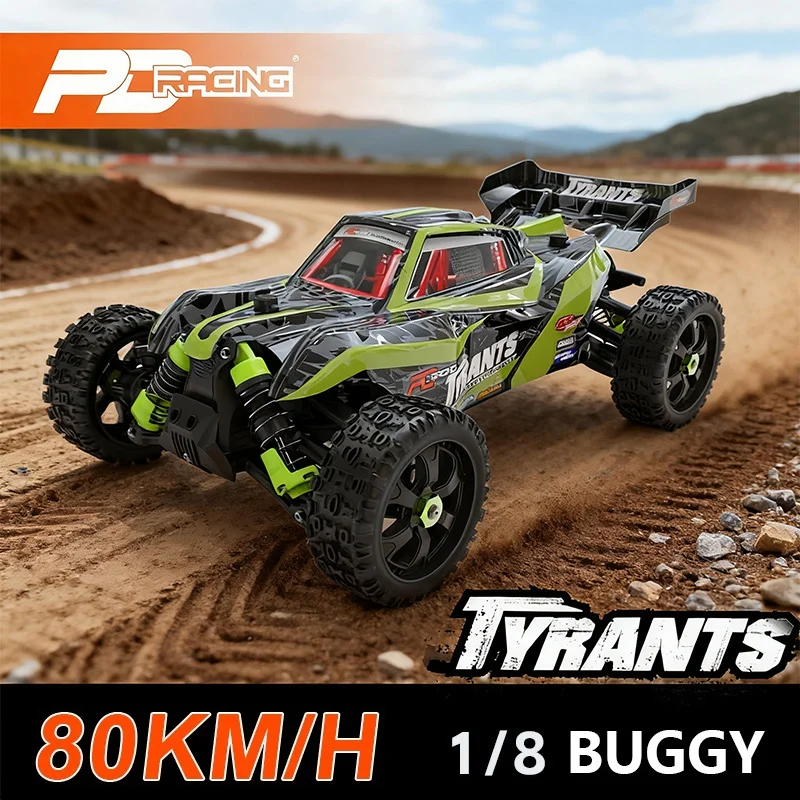 

PDRACING JYRANTS 1:8 Tyrant T8 с дистанционным управлением, электрический полноприводный бесщеточный внедорожник, полевой грузовик с гироскопом