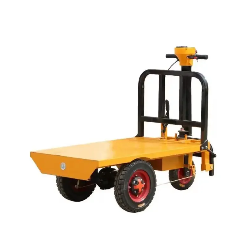 

Adult electric 3-wheel freight bicycle construction project trolley with trolley tricycle on-site handover tool