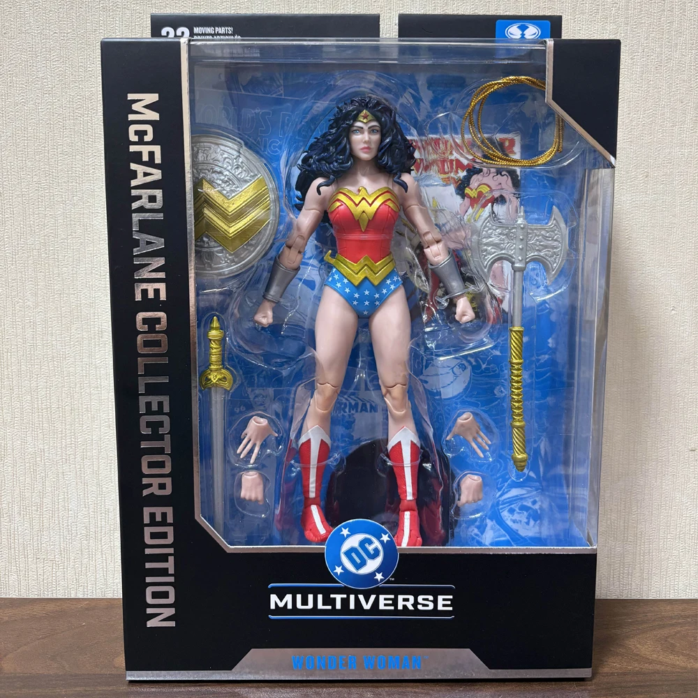 McFarlane Toys DC Multiverse Wonder Woman/Mr. Bevroren/Beschaadde Catwoman/Hawkgirl 7in Action Figure Model Pop Garage Kit