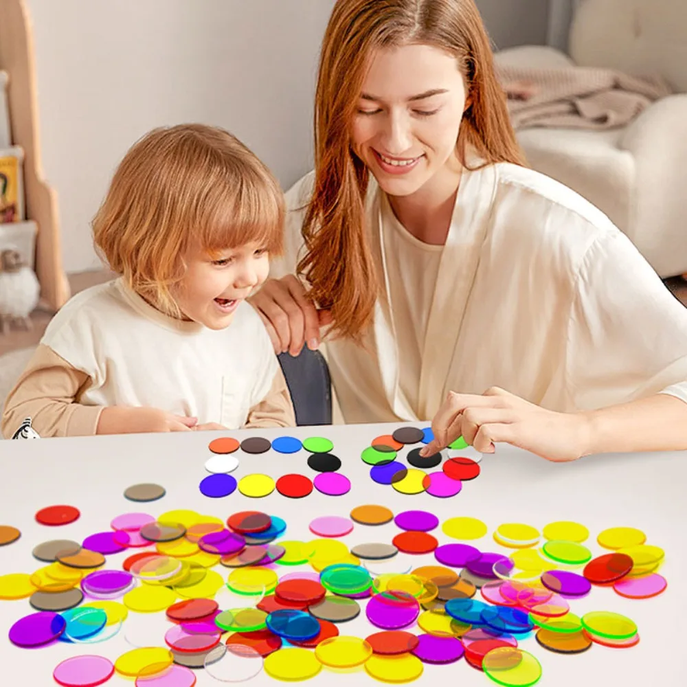 Juguetes de mesa de luz Montessori para niños, formas de letras del alfabeto, ayudas para números, números coloridos de plástico, juguetes Montessori, aprendizaje