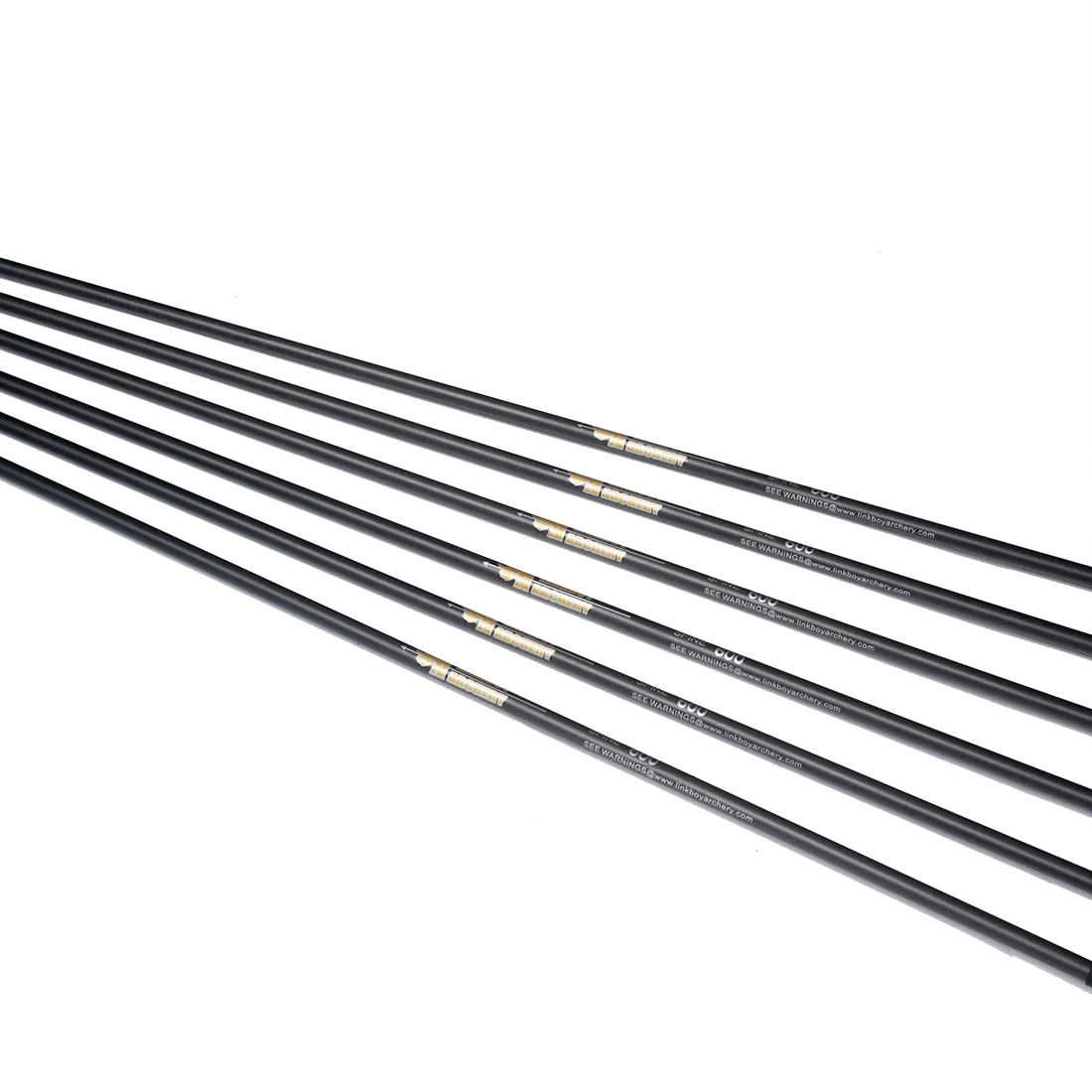 Linkboy-Pure Carbon Archery Arrows, Eixo Spine400-1800, ID 4.2mm, 6.2mm, arco recurvo e setas, caça, tiro, 12pcs por lote