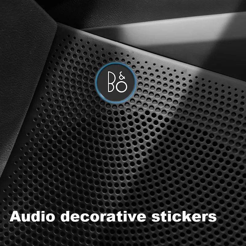 

B&O BANGOLUFSEN 3D автомобильная аудиоалюминиевая наклейка подходит для Mercedes-Benz BMW Land Rover Volvo Porsche Jaguar Cadillac Lincoln Jeep Buick