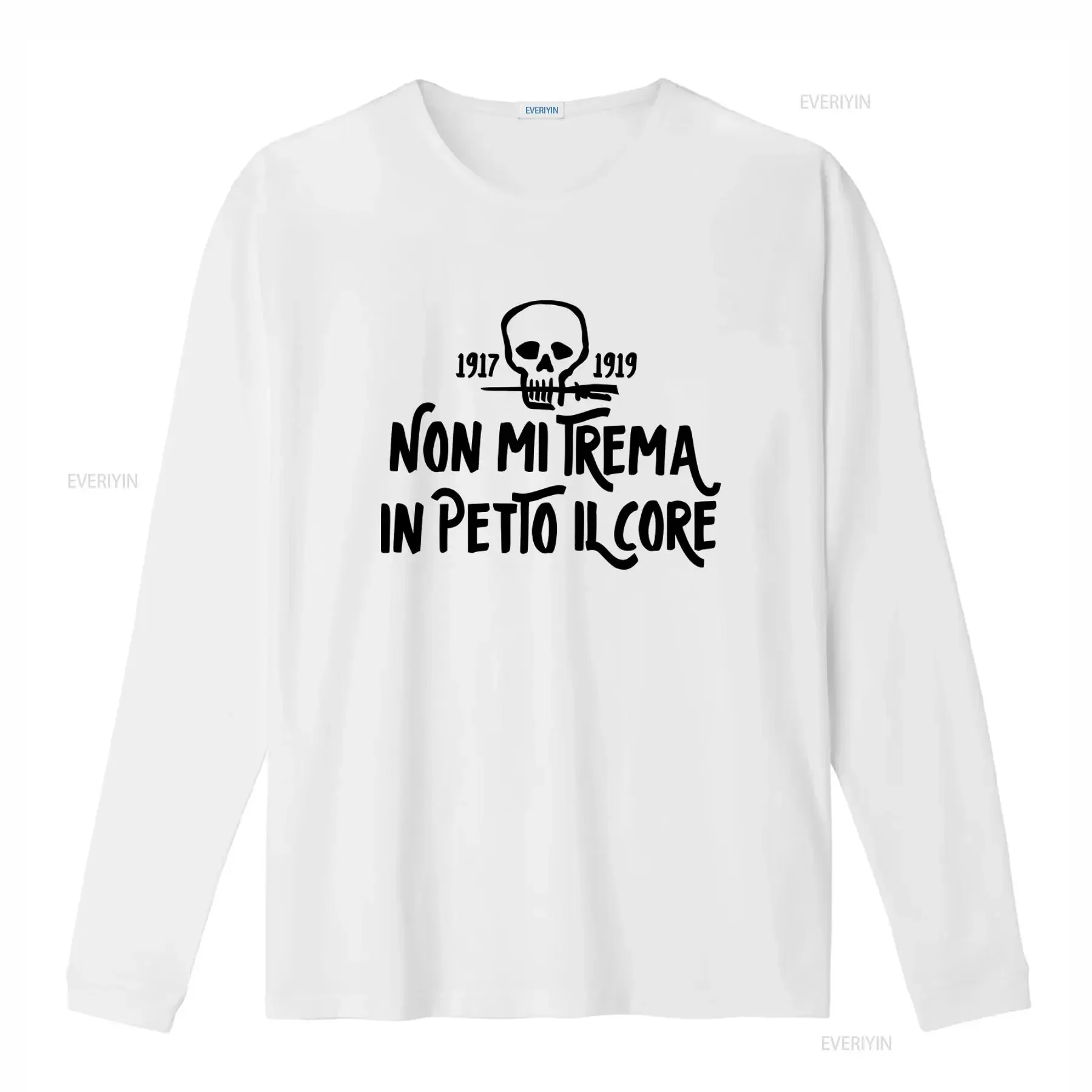 Arditi Don't Shake The Core Motto Ww1 Skull T Shirt WH50 Vintage Inspired Bold Design High Quality Print vintage Washed