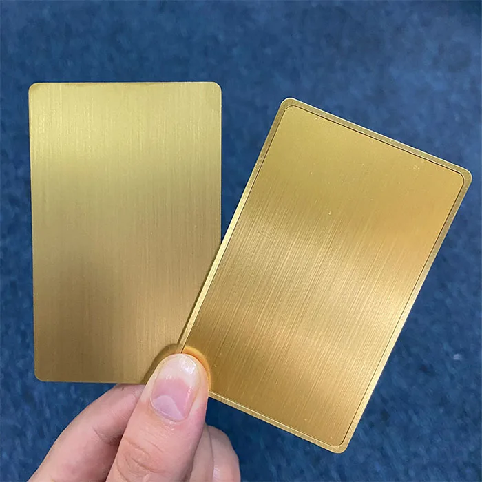 Customized query Factory Price Fast Reading Hidden Nfc Metal Card Premium Metal Business Card With Engraved Customized Logo