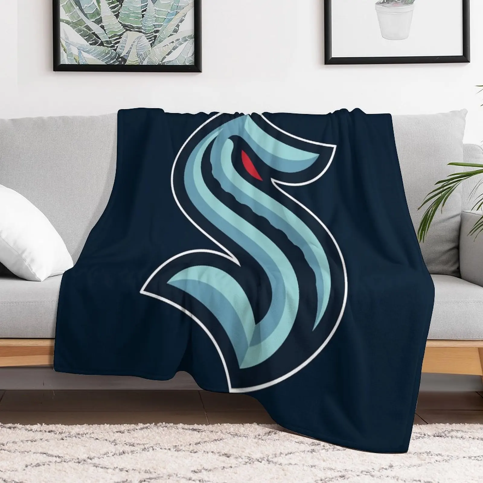

The-Kraken of-Seattle Throw Blanket anime Luxury Brand Blankets
