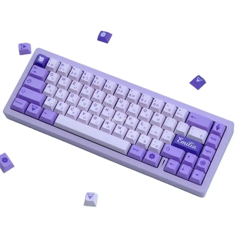 

XDA Keycaps 124Keys Cartoon Frost Witch Thick PBT For Gaming Mechanical Keyboard DIY Replacement KeyCaps DropShipping