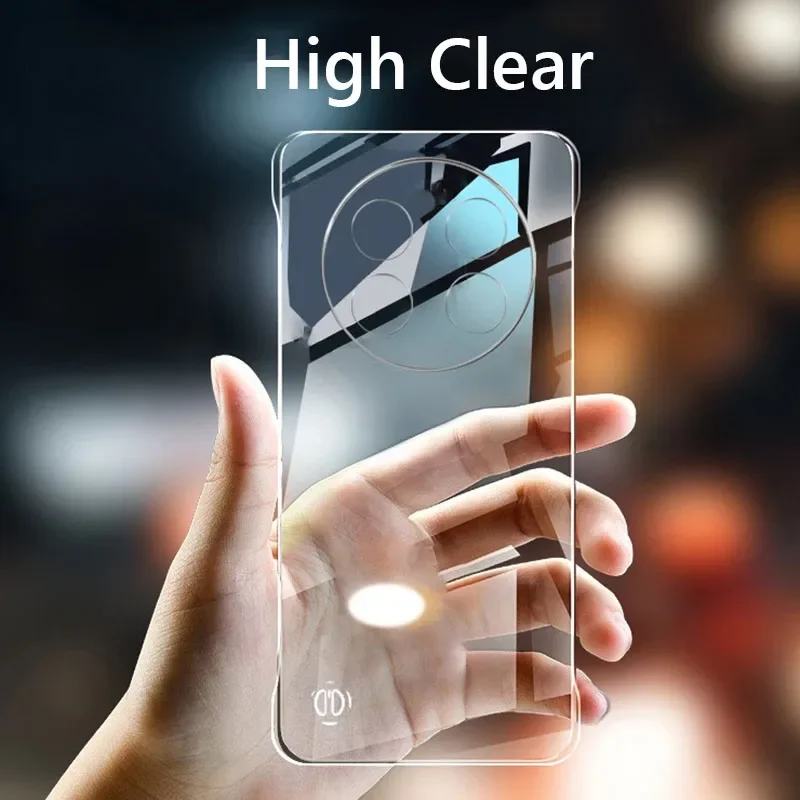 Frameless Slim Clear Hard Back Cover Case On For Honor X9C HonorX9C ShockProof Coque Phone Cases