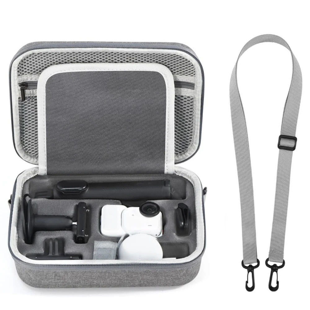 

Travel Carrying Case for Insta360 Go Ultra Camera, Large Capacity Storage Shoulder Bag for Go Ultra Creator Bundle Accessories