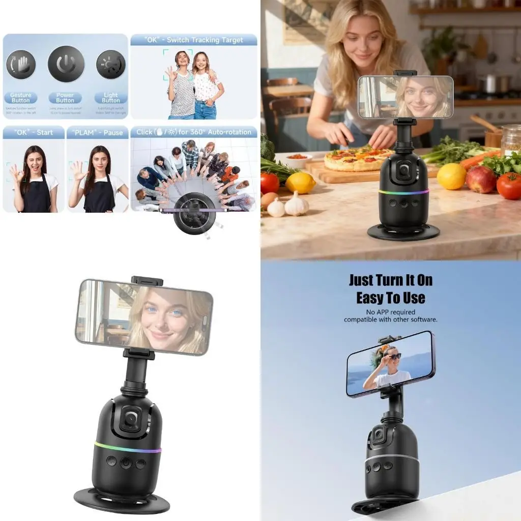 M5TD Auto Follow Phone Leveler With Radio Charging Function Turn Control Consistent Multiple Platforms Denial Software Required
