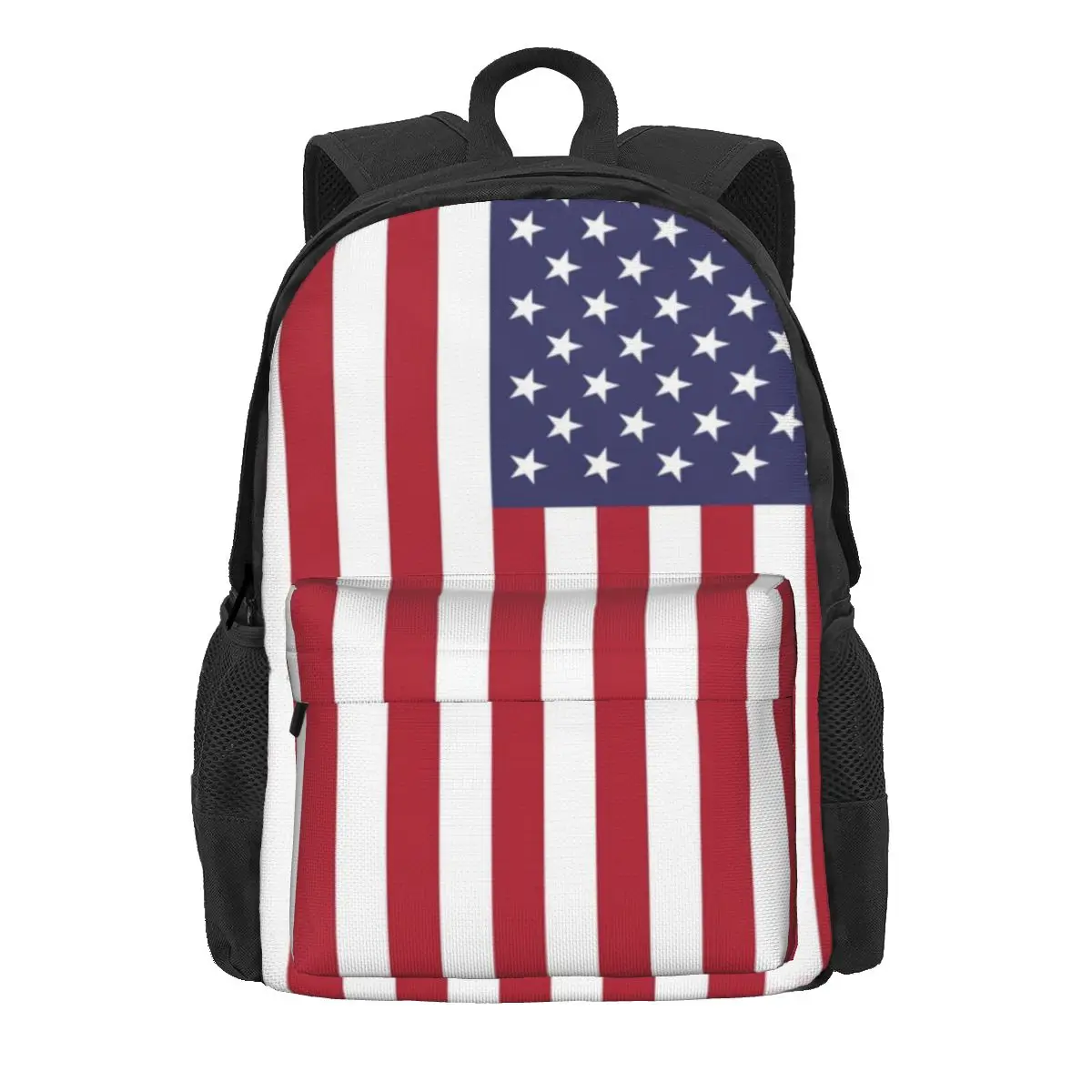 USA - American Flag Backpacks Boys Girls Bookbag Students School Bags Cartoon Kids Rucksack Travel Rucksack Shoulder Bag