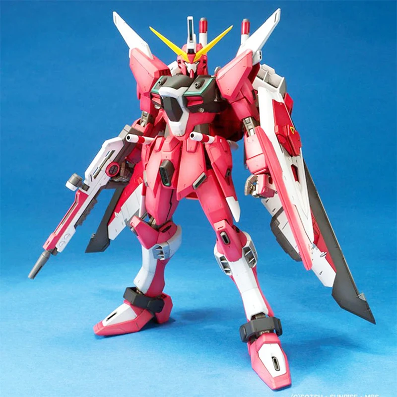 

Bandai оригинальное пятно MG 1/100 JUSTICEGUNDAM персонаж мультфильма робот сборная модель коллекция игрушек детский подарок