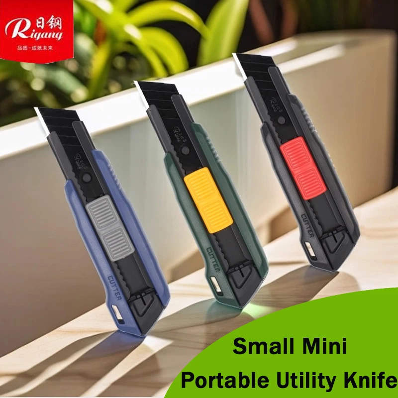 Premium Retractable Pocket-sized Utility Knife,Mini Portable Break-off Blades Precision Cutter For Office&School Use DIY Crafts