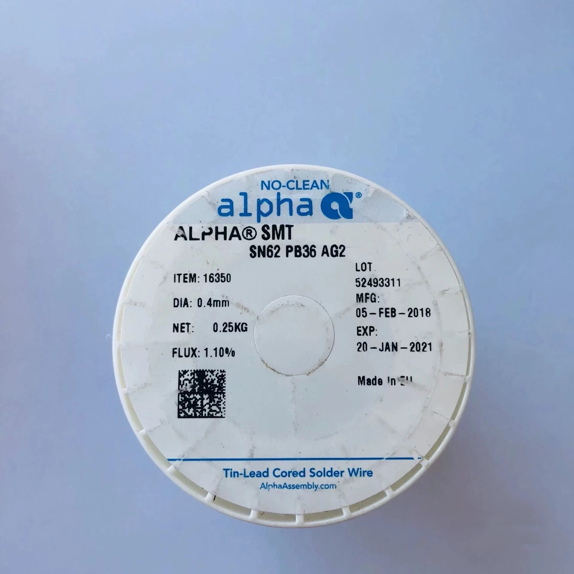 America Imported Alpha Silver Solder Wire With Lead Solder Wire Sn62Pb36Ag2 For Audiophile Soldering Wire Diameter 0.4mm