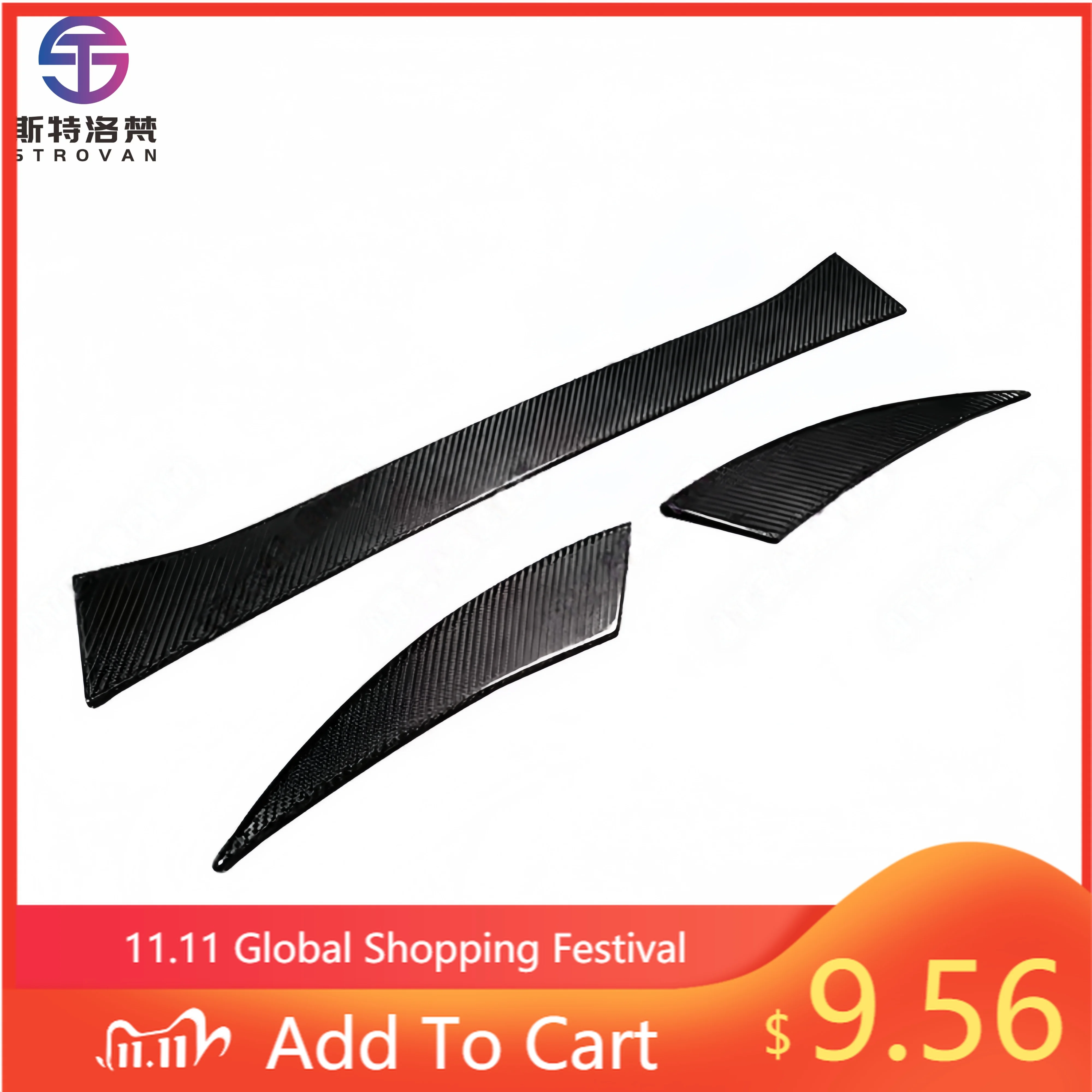 

STLF For McLarens GT Upgraded New Product N Style Dry Carbon Fiber Rear Spoiler, Luggage Spoiler, Tail Wing