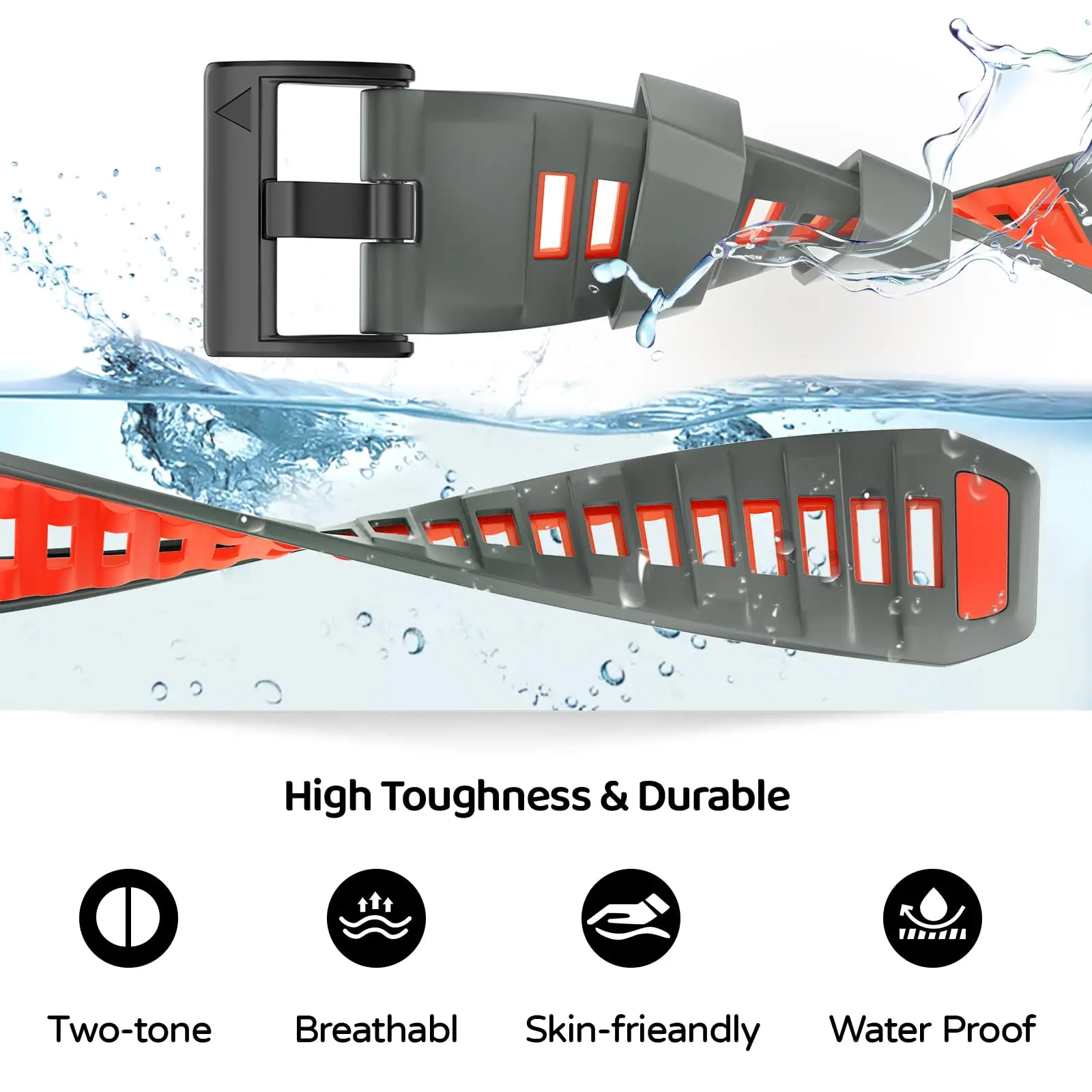 QuickFit 22 مللي متر 26 مللي متر حزام سيليكون ل Garmin Fenix 8 E 7X 7 Pro Solar/6X 6 5/Epix/Forerunner 970 965/Instinct 3 2X الفرقة الرسمية