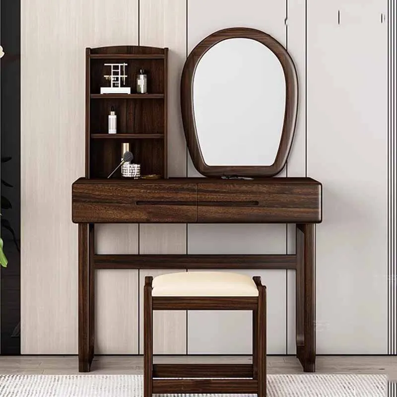 

Nordic Stool Dresser Eithe Drawers Girl Brown Living Room Storage Dressing Table Mirror Makeup Comoda Pra Quarto Furniture