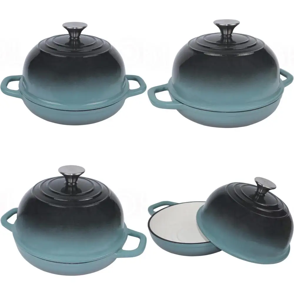 

Enameled Cast Iron Dutch Oven Pot with Lid - Perfect for Sourdough Bread Baking, Ideal Cast Iron Bread Oven for Homemade Baking