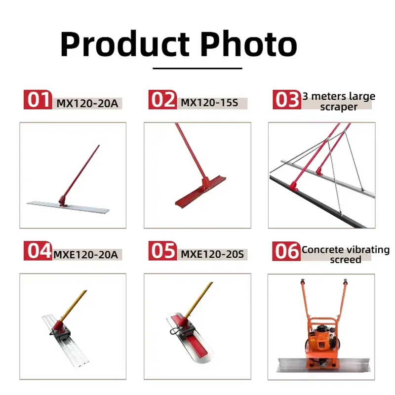 1-Year Warranty 3 Meters Large Aluminium Alloy Concrete Leveler Float Paving Hand Tools Ground Leveling Scraper