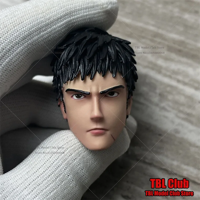 

H001 1/6 масштаб японского аниме кукла Slam Dunk Rukawa Kaede голова скульптура резная модель подходит для 12-дюймовой мужской солдат фигурка модель