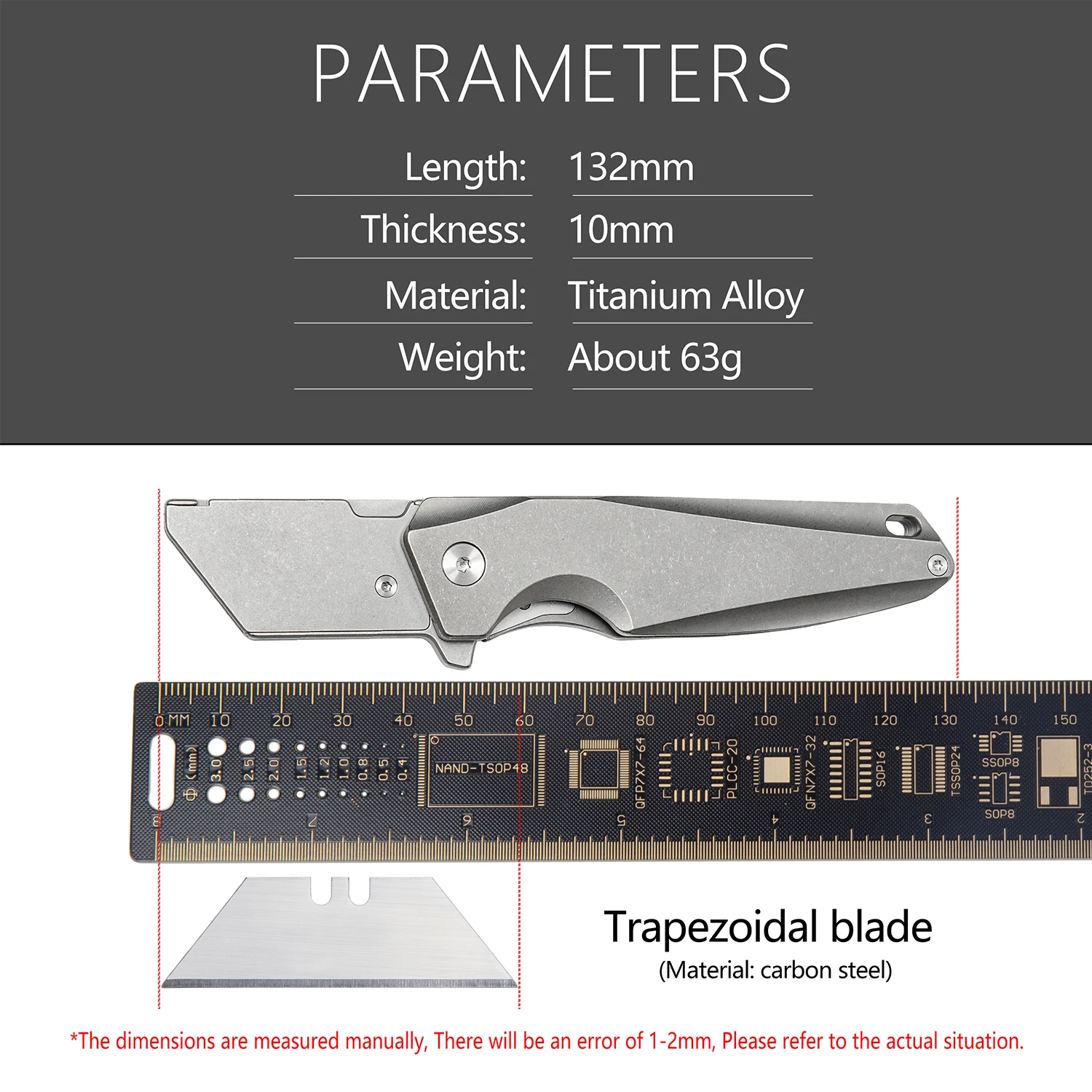 Titanium Alloy Utility Knife H - Knife Hunting Fixed Blade review and price