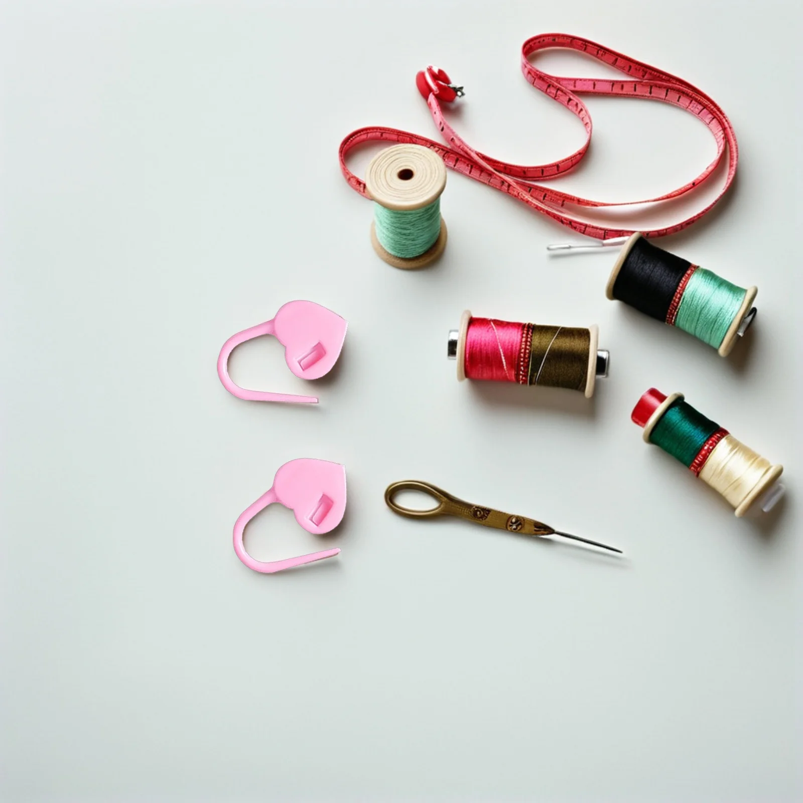 

1 Box Of Markers Lightweight Crochet Stitch Markers For Knitting Sewing Diy Crafts Reusable Stitch Rings Knitting Auxiliary