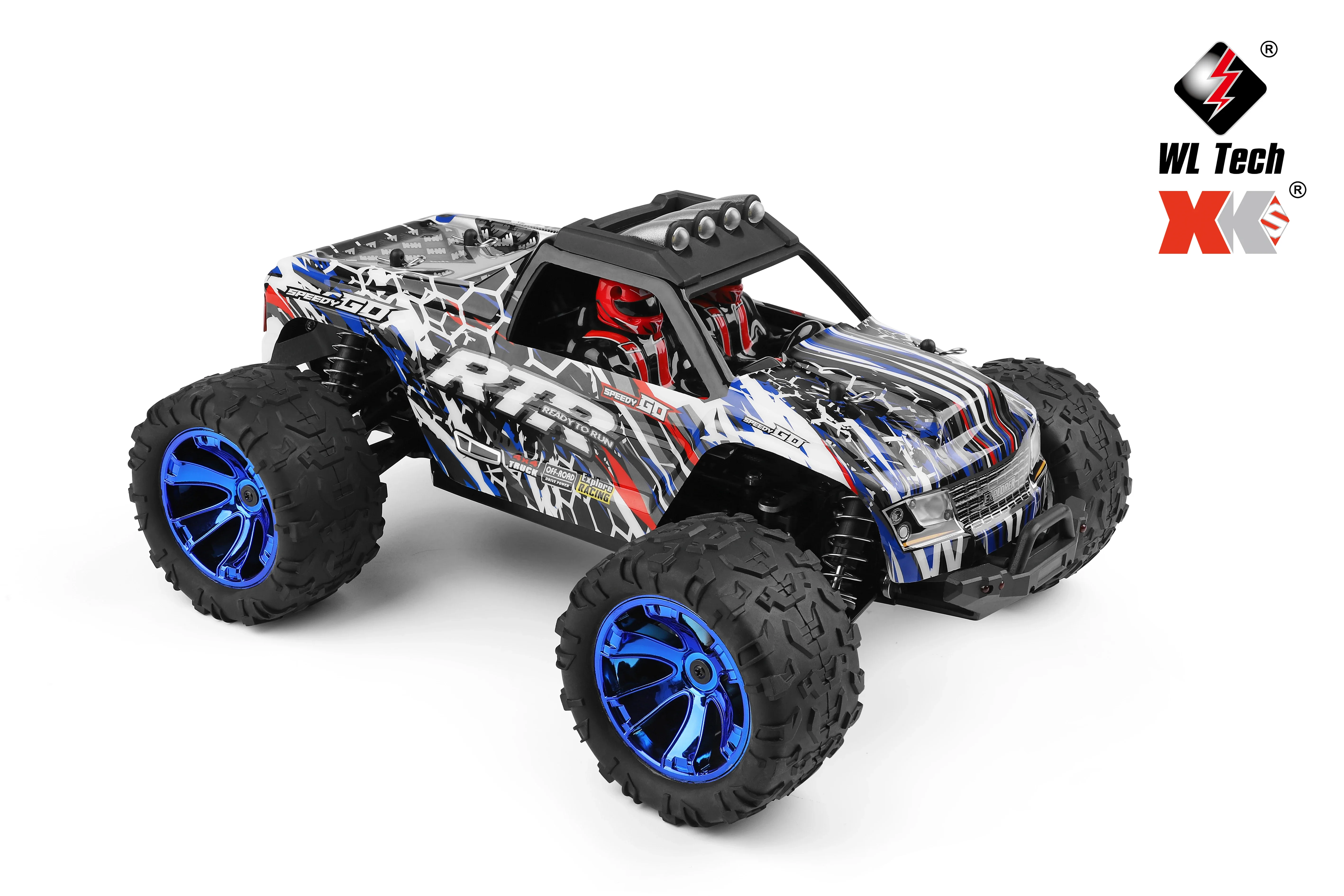 Wltoys 144018 Rc Car 1:14 4WD Drive Off-Road 2.4G ad alta velocità 35 Km/H Radio Control Car RC Racing Cars 1/14 giocattoli veicolo per ragazzi