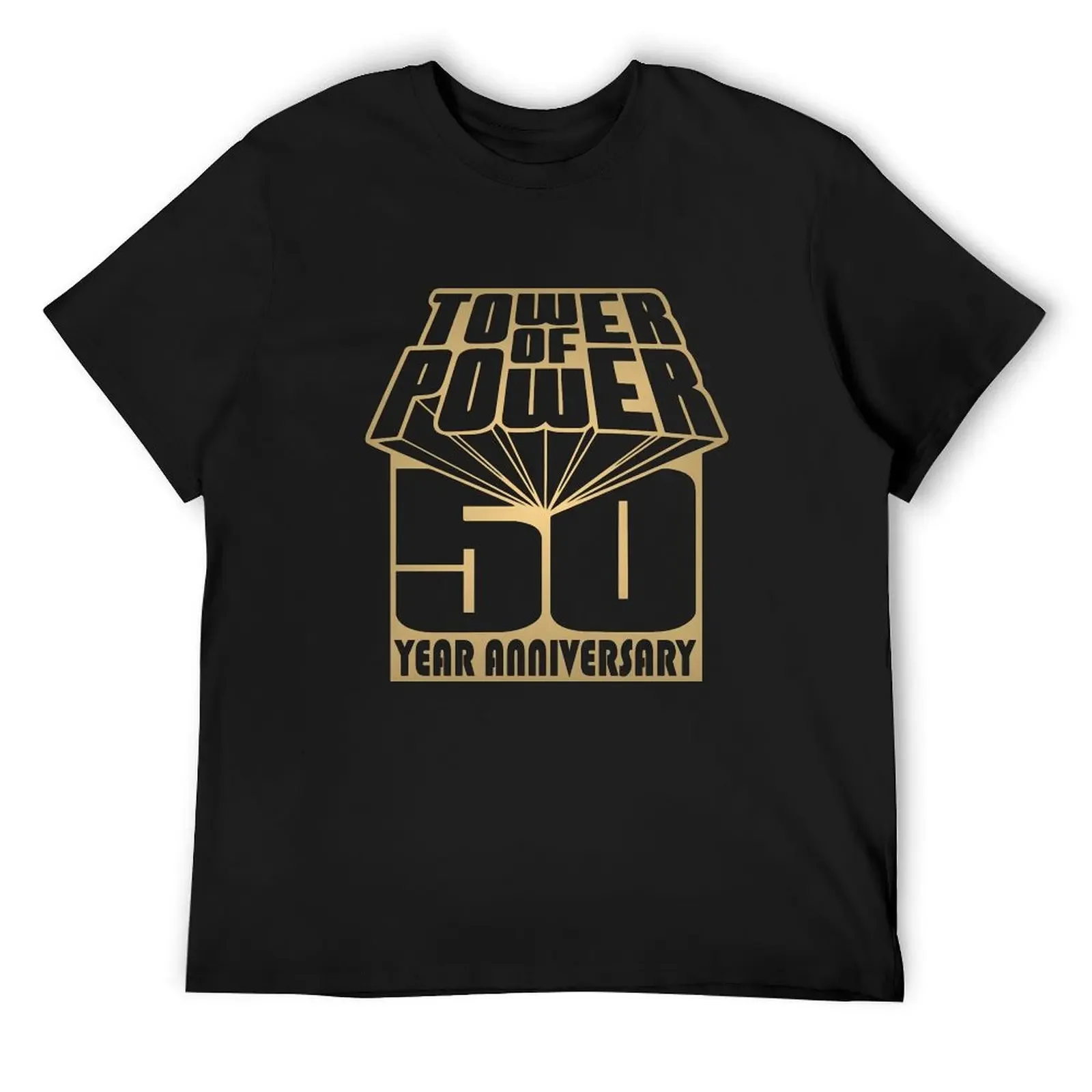 

Tower of Power Cotton Fashion Casual Round T-Shirt customs oversized t shirt funny shirt cotton graphic tee shirt mens clothing