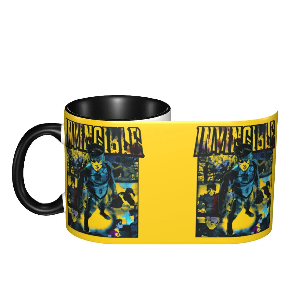 Customized I-Invincibles Mugs Adult Animation Superpower TV series Coffee Ceramic Mug Cup Creative Present