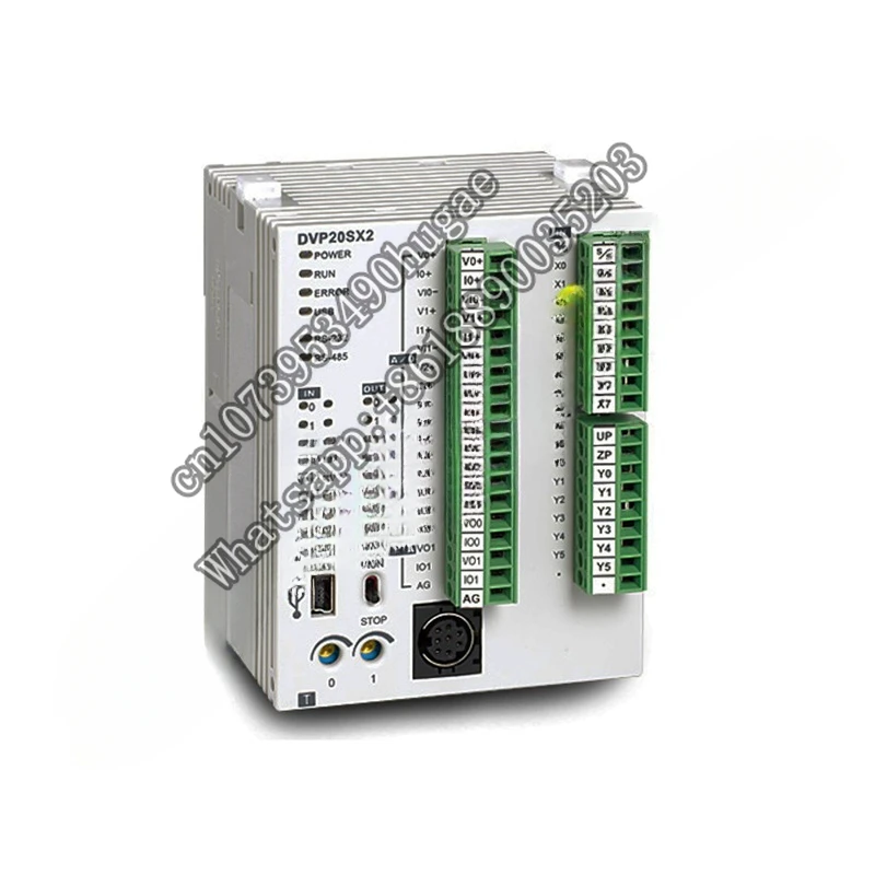 New Original DVP20SX211R DVP20SX211T DC24V PLC 8DI 4AI 6DO 2AO Spot