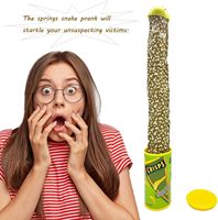 Prank Potato Chip Can Jump Spring Snake Toy Gift April Fool Day Halloween Party Decoration Jokes Prank Trick Fun Joke Toys Gifts