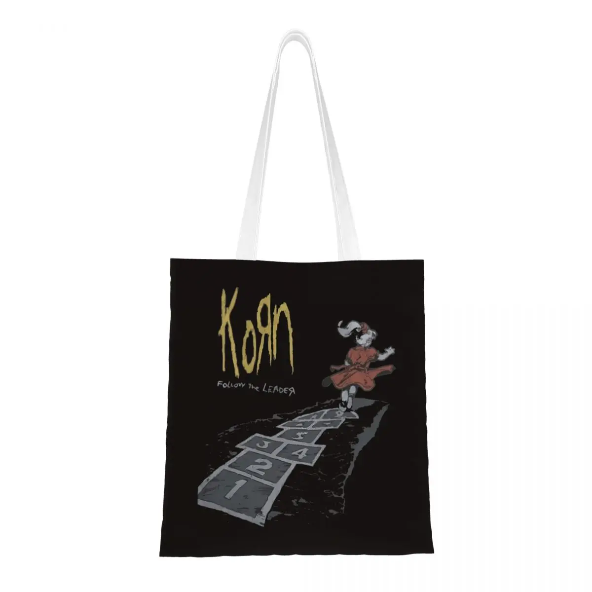 Korn Band New Korn boodschappentassen dames canvas de draagtas herbruikbare dames schoudertas reishandtas