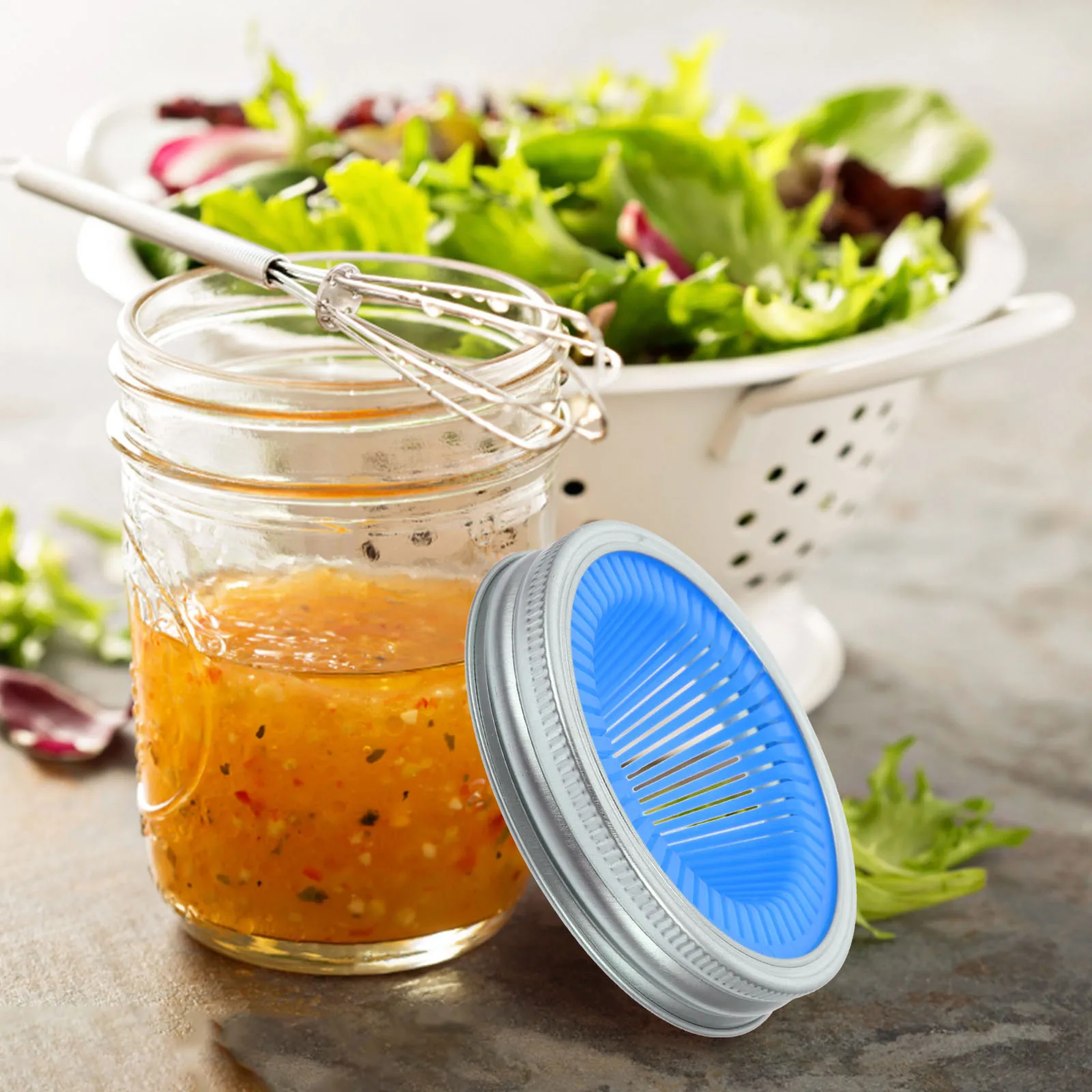 

2Pcs Mason Jar Lids PP Material Sprouting Jars Bean Strainer Tops Wide Mouth Screen Lid Home Sprout Kit Easy Clean Dishwasher