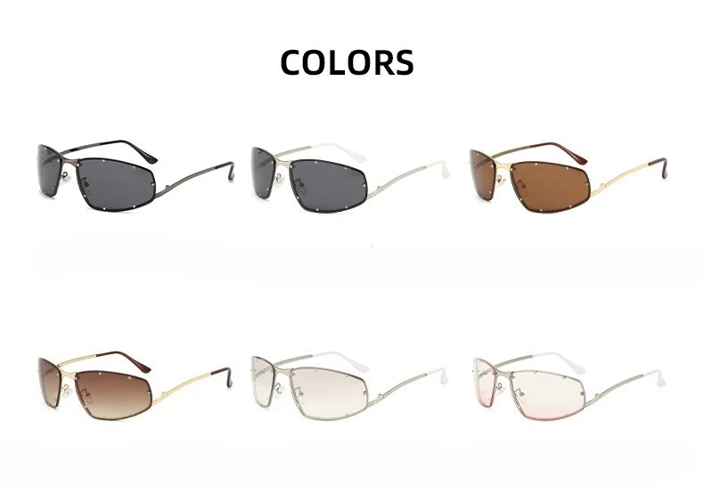 Sunglasses Men Sunglasses for Women Vintage  Hip-hop Punk Style Sunglasses, Suitable for Mountaineering, Tourism, and Beach Use