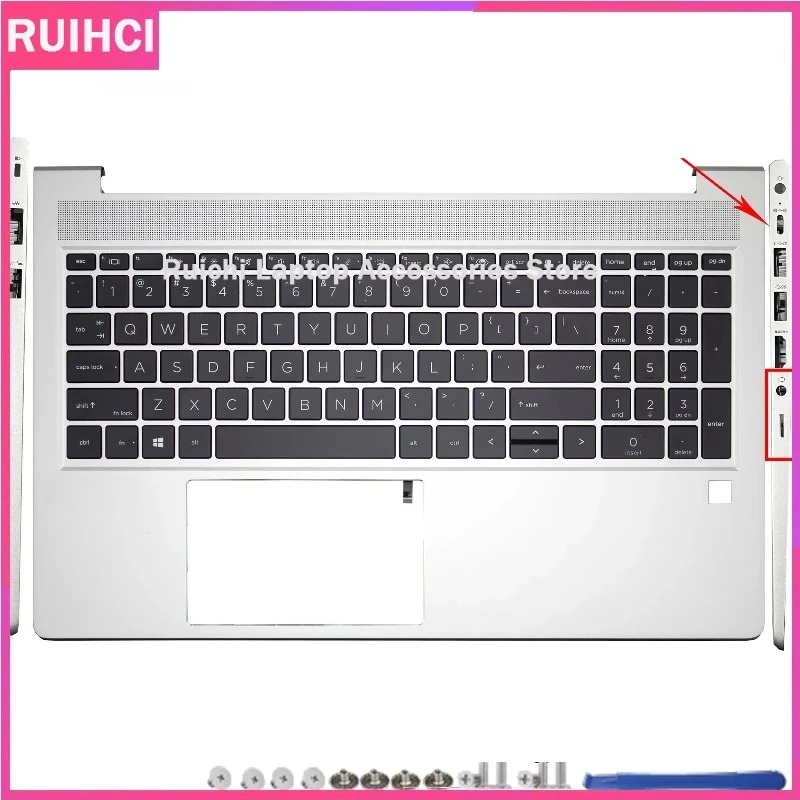 

Для 430 440 450 460 G6 G7 G8 G9 G10 G11 новая клавиатура США, упор для рук, верхняя крышка, замена клавиатуры N10777-001