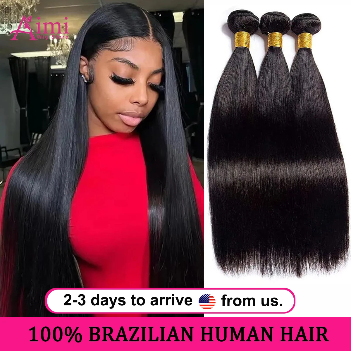 

16A Натуральные черные прямые пучки человеческих волос 100% необработанные бразильские необработанные пучки бразильских человеческих волос Наращивание волос