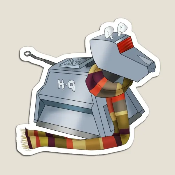 Classic Who Fourth Doctor Scarf K 9 Shir Magnet Toy for Fridge Organizer Refrigerator Stickers Colorful Baby Kids Home Cute