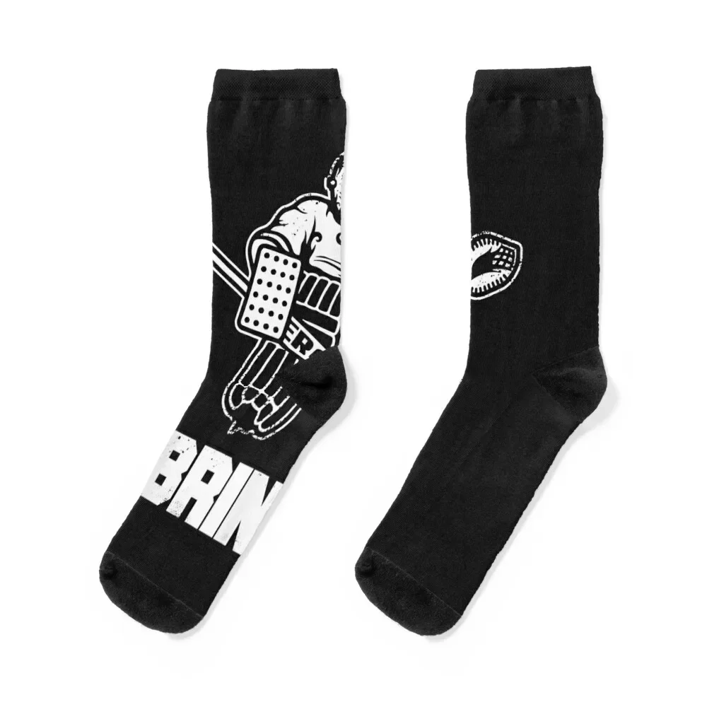 

Funny Ice Hockey Player Gift Goalie Apparel Graphic Socks Toe sports floral new year Socks Women's Men's