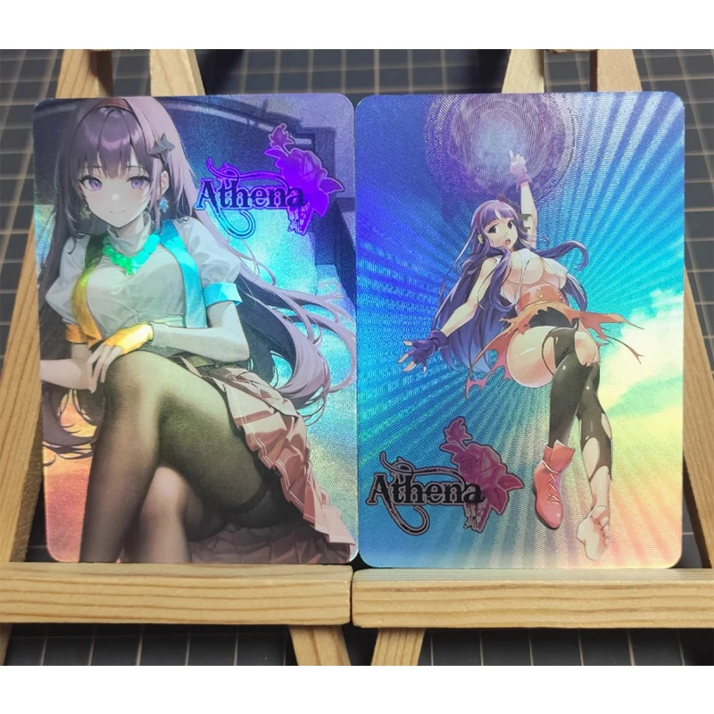 انمي ياباني آلهة قصة تيفا لوكهارت أثينا تيفا البطاقات التعليمية تحصيل بطاقات عيد الميلاد هدايا عيد ميلاد لعب الأطفال