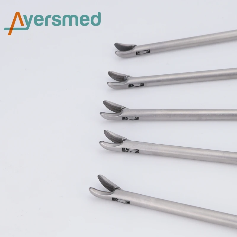 Medical User Laparoscopic Needle Holder J&J Type, Laparoscopic Needle Forceps 5x330mm