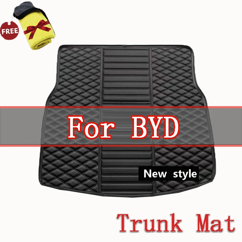 

Коврик для заднего багажника BYD Yuan Plus Atto 3 2021 ~ 2023, автомобильные Нескользящие коврики, автомобильный коврик, полный комплект, автомобильные коврики, аксессуары для автомобиля