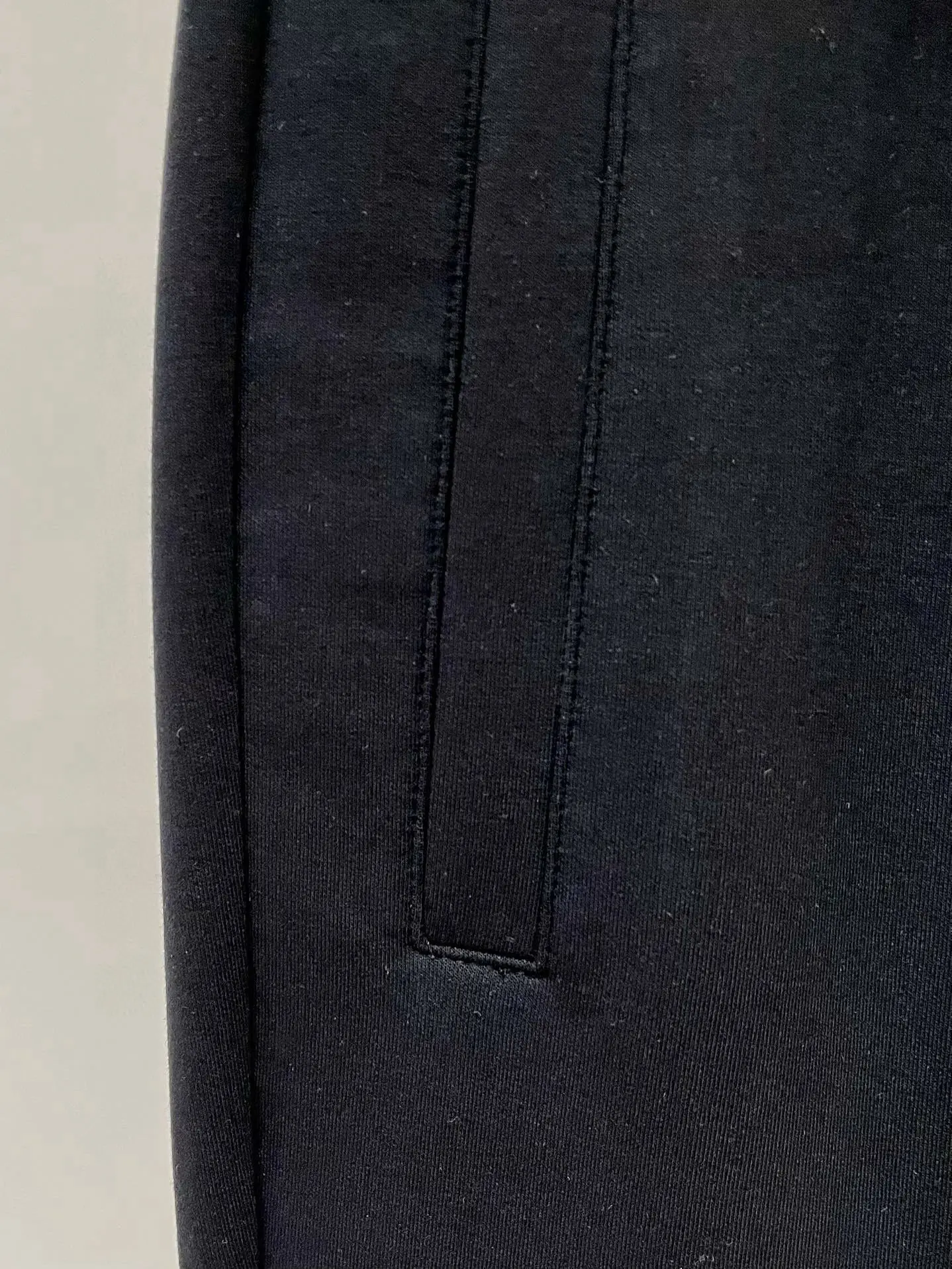 Italian BC embroidered old money style men's drawstring straight casual pants