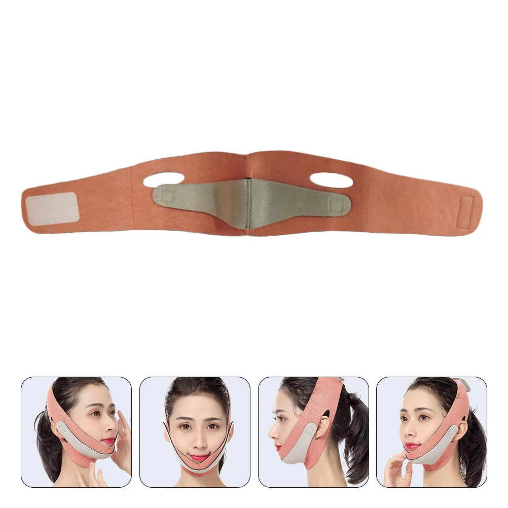 حزام رفع الوجه، حزام الذقن، مخفض الذقن المزدوج، ملابس مريحة قابلة للتعديل لراحة النوم و #2